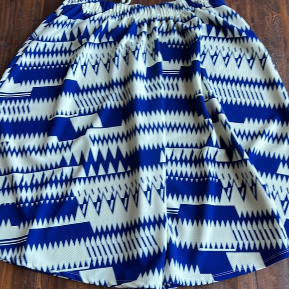 Rebdolls 1X “Ms. Virginia” Blue & White Skater Skirt Set - Picture 11 of 13